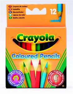 Kredki ołówkowe mini 12 kolorów CRAYOLA