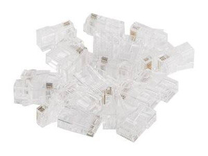 LANBERG PLU-5020 Lanberg wtyk sieciowy RJ45 (8P8C) KAT.5E UTP (20 SZT) DO LINKI I DO DRUTU