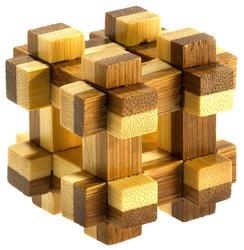 Łamigłówka 3D Bamboo Prison House poziom 4/4