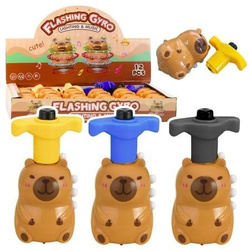 Bączek Kapibara interaktywna led 12,5cm MIX