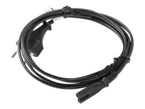 LANBERG CEE 7/16 IEC 320 C7 euro radio power cord 3m VDE black