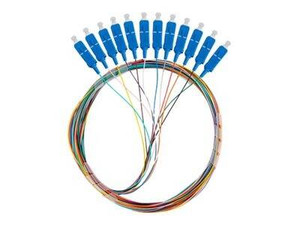 LANBERG Pigtail światłowodowy SM SC/UPC ST A1 12X2m MC