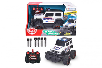Pojazd SOS RC policyjny Suzuki Jimmy Dickie Toys zdalnie sterowany 20cm