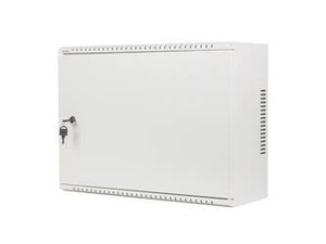 SZAFA INSTALACYJNA RACK WISZĄCA 19" 4U+3U 540X200 NISKOPROFILOWA SZARA LANBERG (ZŁOŻONA)