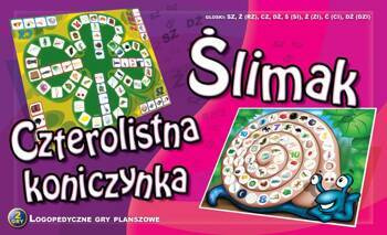 Gra logopedyczna Czterolistna koniczynka - Ślimak