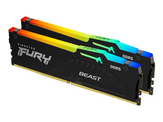 KINGSTON 32GB 6000MT/s DDR5 CL36 DIMM Kit of 2 FURY Beast RGB EXPO