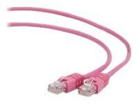 GEMBIRD patchcord RJ45 osłonka zalewana kat 5e UTP 5m różowy