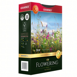 Graminex Premium | Trawa | mieszanka flowering mix 1kg 40m nasiona