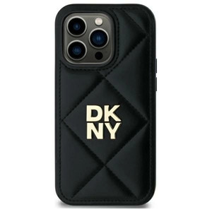 Etui DKNY Quilted Stack Logo na iPhone 14 - czarne