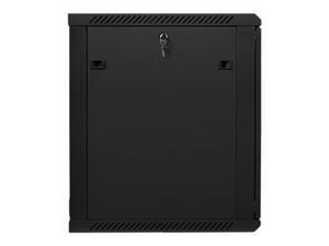 LANBERG WF01-6615-10B Lanberg szafa wisząca rack 19 15U 600x600mm czarna (drzwi szklane)