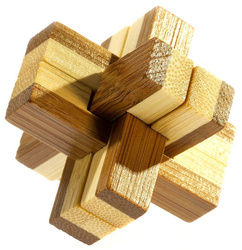 Łamigłówka 3D Bamboo Knotty poziom 3/4