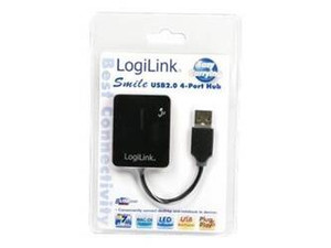 LOGILINK USB 2.0 4-Port HUB USB 2.0 Hub standard Maximum speed: 480 Mbit/s