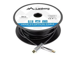 LANBERG HDMI v.20 M/M cable 50m optical AOC black