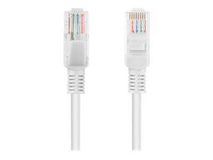 LANBERG Patchcord Cat.5e UTP 0.5m white 10-pack