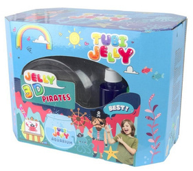 Tubi Jelly 8 kol. + akwarium - Piraci TUBAN