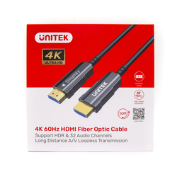 Unitek C11072BK-50M Kabel optyczny HDMI 2.0 AOC 4K 60Hz 50 m