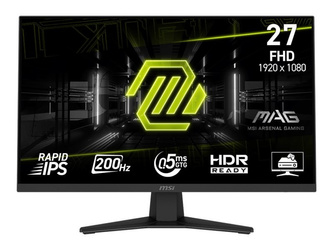 MSI MAG 274F 27inch Rapid IPS FHD 200HZ 1ms HDMI DP Headphone out Tilt Black