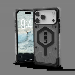 Etui UAG Pathfinder Clear MagSafe na iPhone 17 Pro Max - szaro-czarne