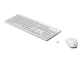 HP Zestaw bezprzewodowej myszy i klawiatury 230 - biały 3L1F0AA