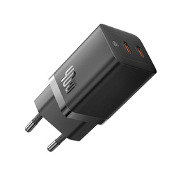 Ładowarka sieciowa Baseus GaN5 Pro 40W 2xUSB-C - czarna
