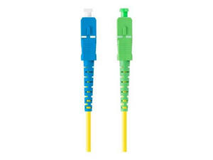 LANBERG fiber optic patchcord SM SC/APC-SC/UPC simplex 2m LSZH g657a1 3.0mm yellow