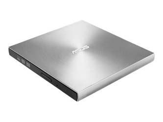 ASUS SDRW-08U7M-U/SIL/G/AS ASUS nagrywarka zewnętrzna SDRW-08U7M, 8x, USB 2.0, slim, srebrna, retail + 2 pł