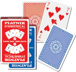 Karty do gry Symetryczne pojedyncze