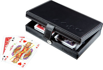 Karty Piatnik: Luxury (w pudełku z ekoskóry)