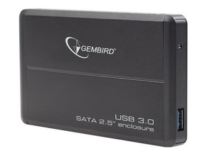 GEMBIRD EE2-U3S-2 Gembird obudowa USB 3.0 na dysk HDD/SSD 2.5 SATA, aluminiowa, czarna