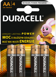 Baterie DURACELL Alkaliczna LR6 4 szt. MN1500 (K4) Copper and Black