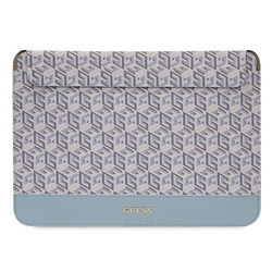 Etui Guess GCube Stripes na laptopa 14`` - niebieskie