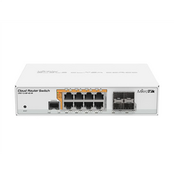 MikroTik | Cloud Router Switch CRS112-8P-4S-IN | Web managed | Desktop | Gigabit Ethernet (copper) ports quantity 8 | SFP ports quantity 4 | 12 month(