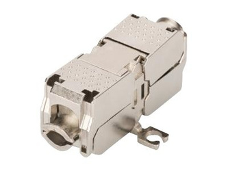 DIGITUS Field Termination Coupler CAT 6A 500 MHz for AWG 22-26 fully shielded keystone design 26x35x80 mm
