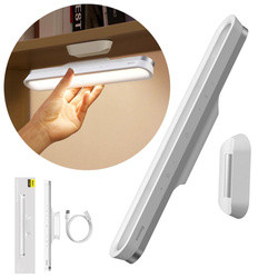 Baseus magnetyczna lampka nocna LED lampa pod szafkę do domu kuchni pokoju biały (DGXC-02)