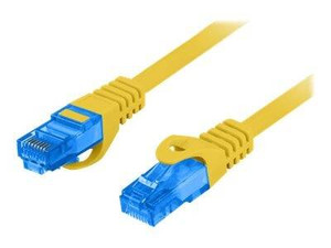 LANBERG patchcord cat.6A FTP LSZH CCA 15m yellow