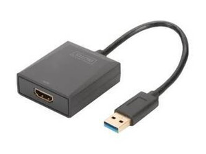 DIGITUS USB 3.0 to HDMI Adapter Input USB Output HDMI