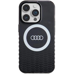 Etui Audi IML Big Logo MagSafe na iPhone 14 Pro - czarne