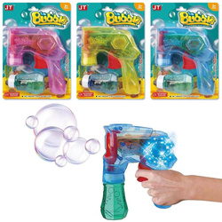 Pistolet na bańki ze światłem MIX