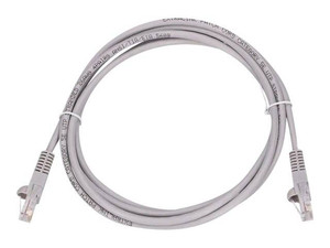 EXTRALINK LAN patchcord CAT.5E UTP 2m kabel czysta miedź szary
