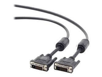 GEMBIRD CC-DVI2-BK-6 Gembird kabel DVI monitorowy DVI-DM/DVI-DM (24+1) dual link 1.8m black