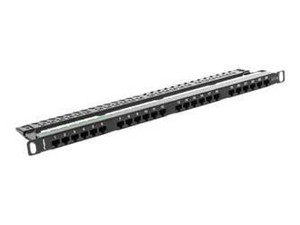 LANBERG PPU5-0024-B Lanberg Patch Panel 24 port 0.5U, kat. 5e, czarny