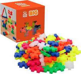 Zestaw klocków klocki Plus-Plus Big w Kolorach Neon 100 elementów