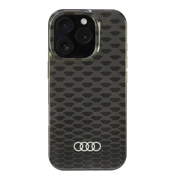 Etui Audi IML Stitching Pattern MagSafe na iPhone 16 Pro 6.3` - czarne