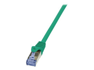 LOGILINK CQ3025S LOGILINK Patchcord Cat.6A 10G S/FTP PIMF PrimeLine 0,5m zielony