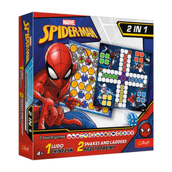Gra 2w1 Chińczyk Węże i drabiny Spider-Man 02419