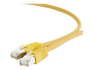 GEMBIRD PP6A-LSZHCU-Y-1.5M Gembird patchcord RJ45, kat. 6A, SFTP, LSZH, 1.5m, żółty