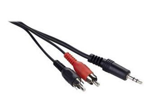 GEMBIRD CCA-458/0.2 Gembird kabel audio JACK 3,5mm M / 2x RCA (CINCH) M, 0.20M