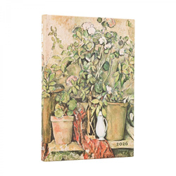 Kalendarz 2026 Cezanne’s Terracotta Pots and Flowers tygodniowy HOR