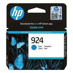 HP oryginalny ink / tusz 4K0U3NE#CE1, HP 924, cyan, 400s