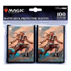 Ultra-Pro: Magic the Gathering - Outlaws of Thunder Junction - Matte Deck Protector Sleeves - Annie Flash, The Veteran (100 szt.)